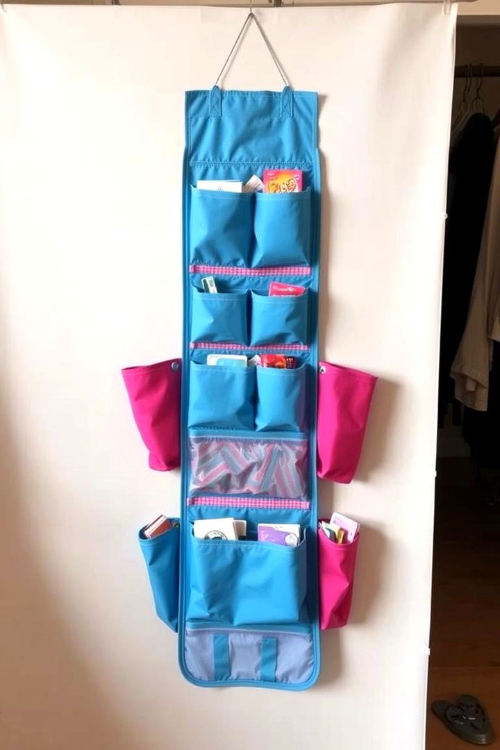 Hanging Organizer Technique - 22 Comforter Storage Ideas