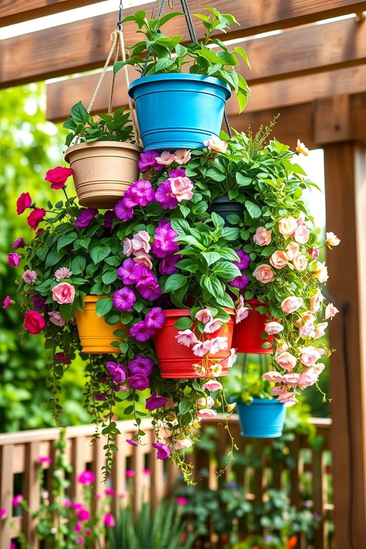 Hanging Planter Oasis - 22 Boho Garden Ideas