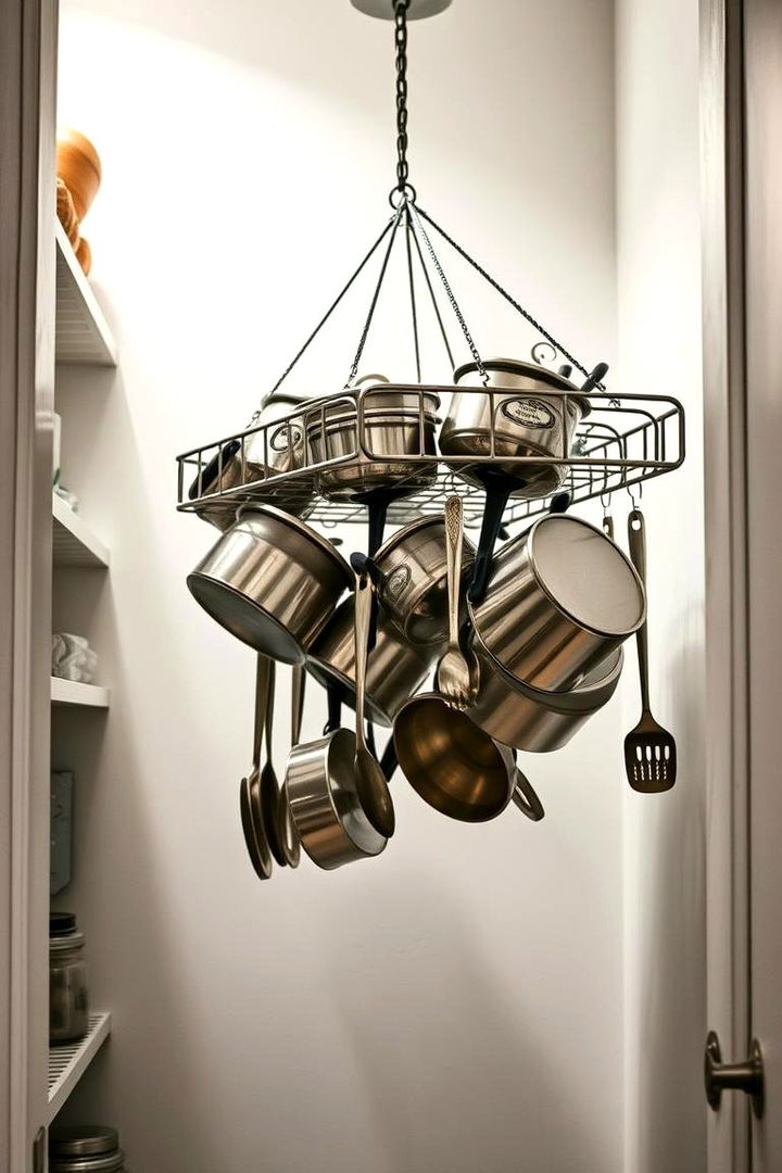 Hanging Pot Racks Innovation - 22 Open Pantry Ideas