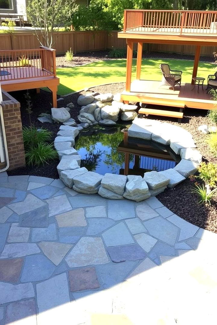 Hardscape and Pond Unity - 22 Pond Landscaping Ideas