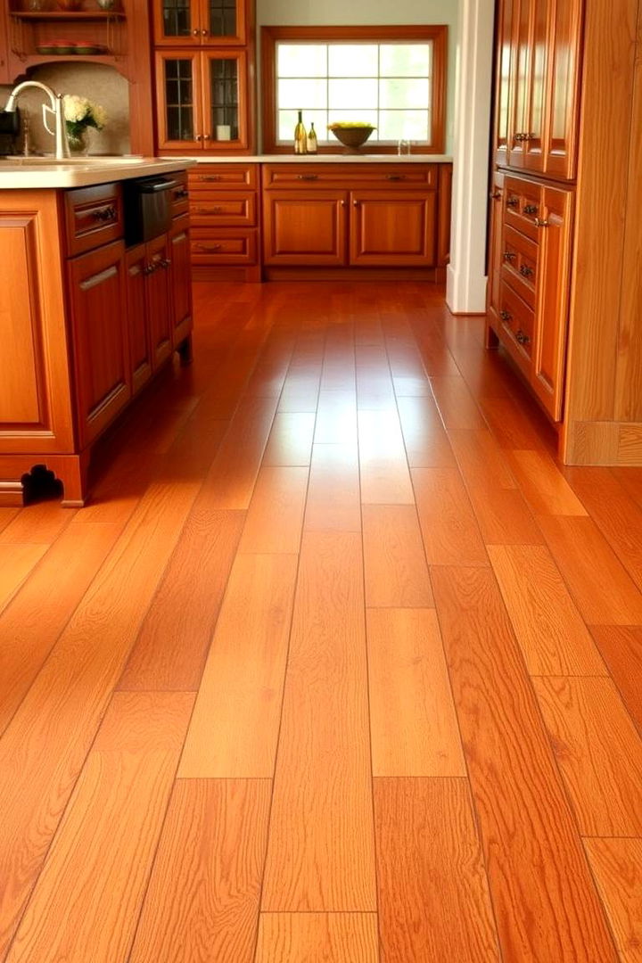 Hardwood Flooring Warmth - 22 Traditional Kitchen Ideas