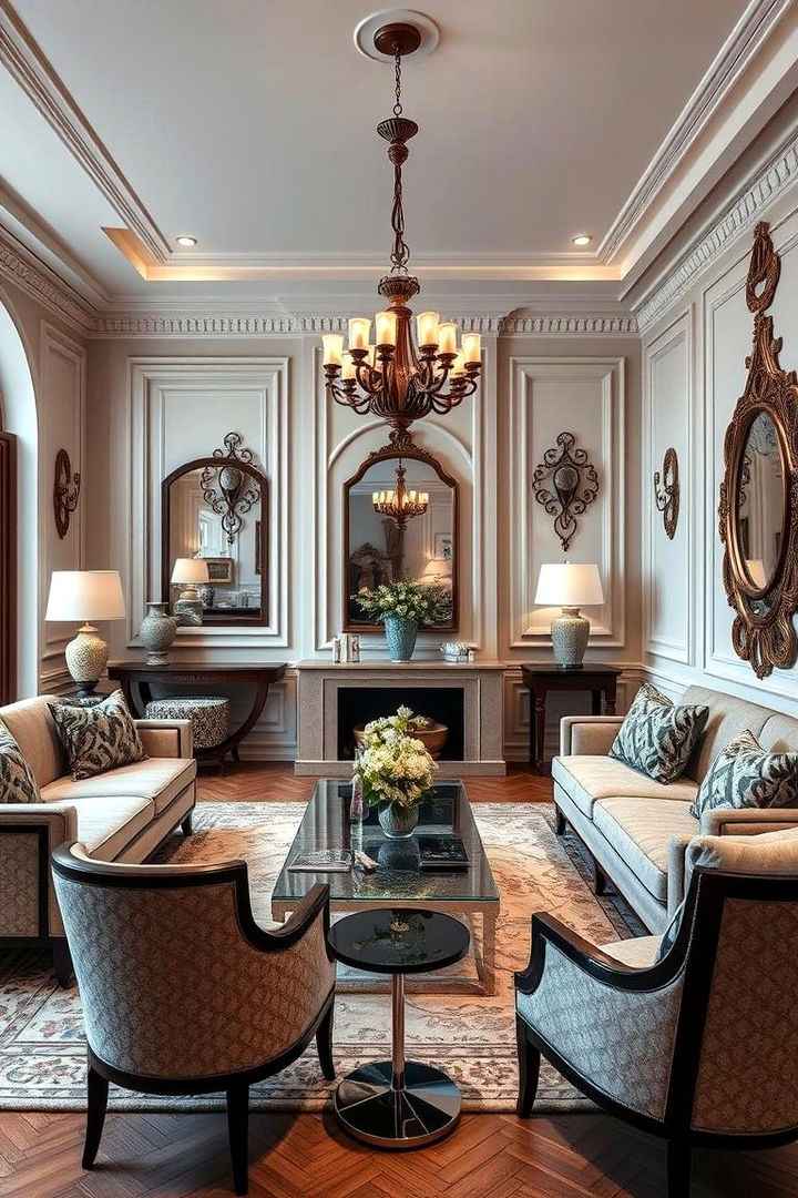 Harmonious Blend of Modern and Classic Elements - 22 Art Nouveau Interior Design Ideas