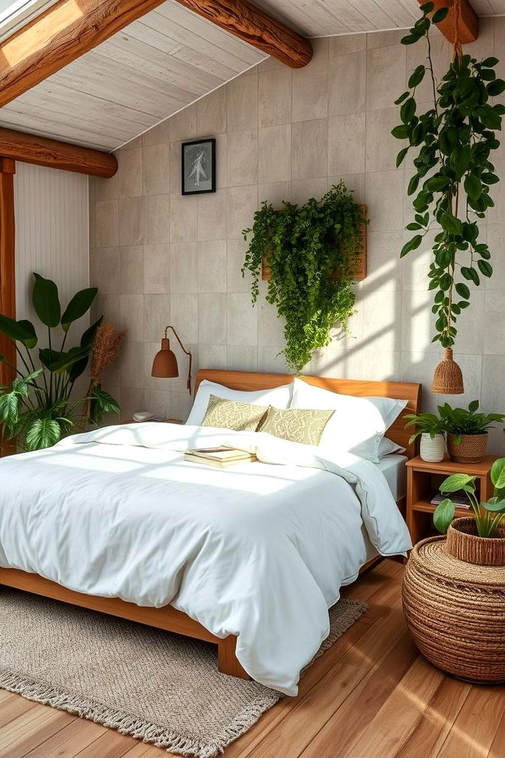 Harmonious Blend of Nature and Limewash - 22 Limewash Bedroom Ideas