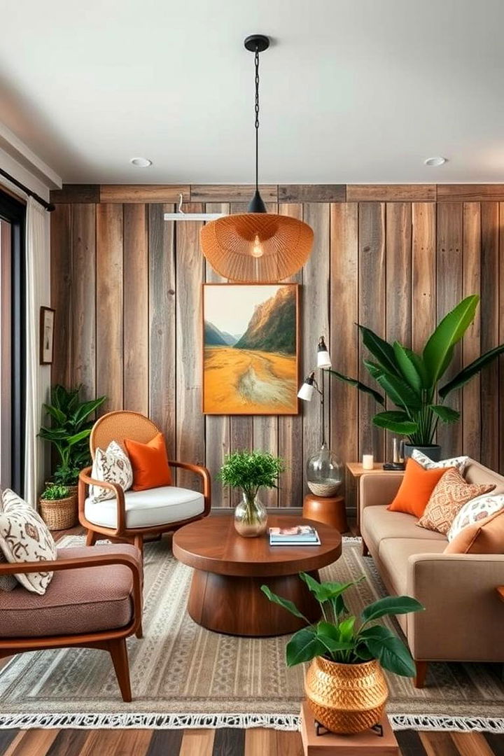 Harmonious Blend of Rustic and Modern - 22 Bohemian Tropical Bohemian Decor