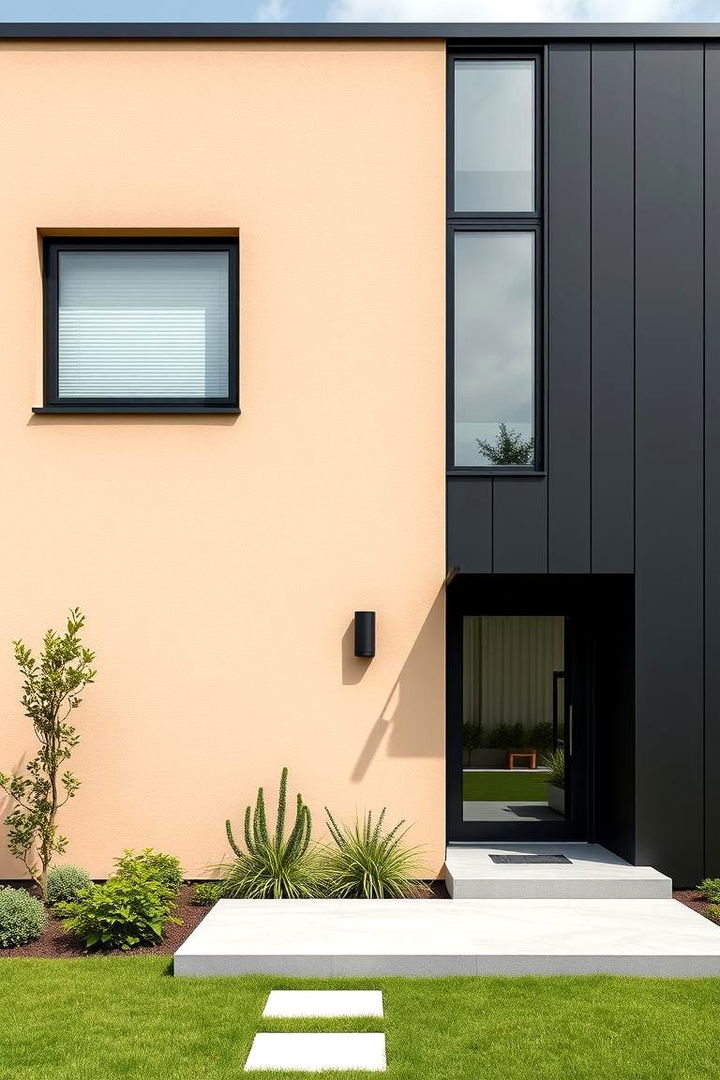Harmonious Color Balance - 22 beige and black house exterior ideas