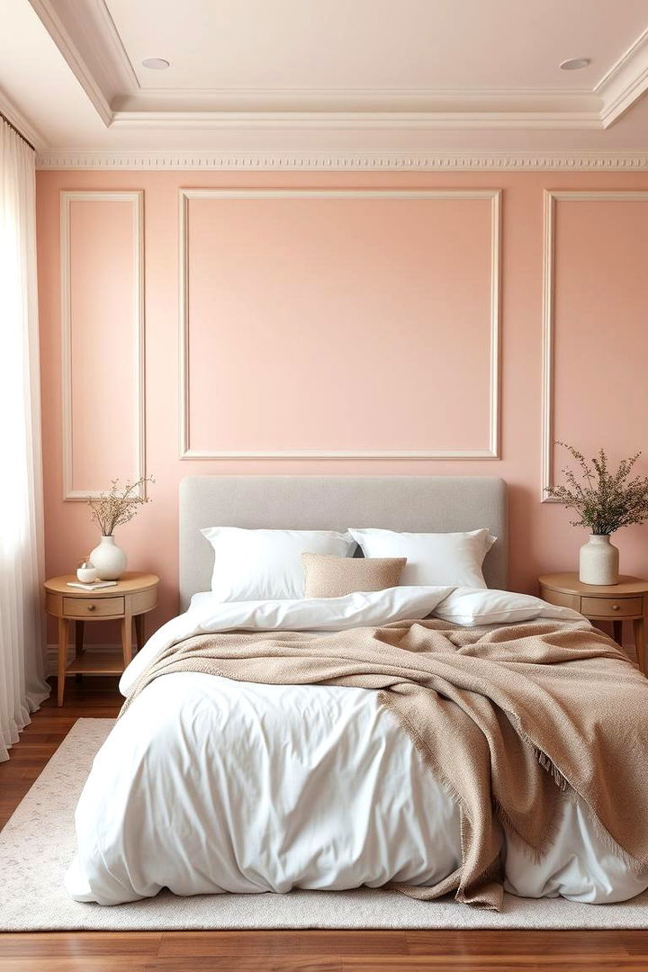 Harmonious Color Blending - 22 Shabby Chic Bedroom Ideas