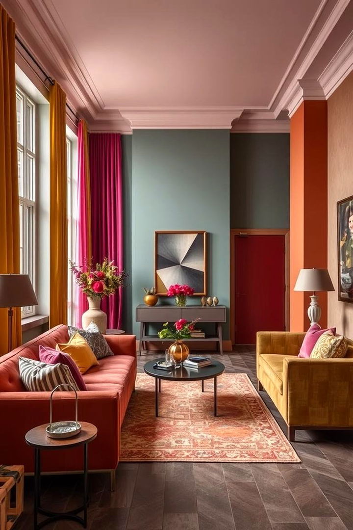 Harmonious Color Overload - 22 Bohemian Maximalist Decor Ideas