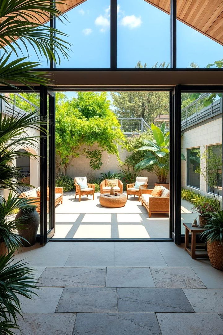 Harmonious Indoor Outdoor Flow - 22 Coastal Living Room Ideas