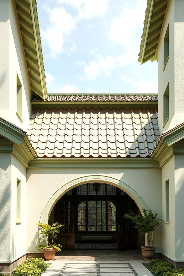Harmonious Light Green Detailing - 22 Light Green House Exterior Ideas