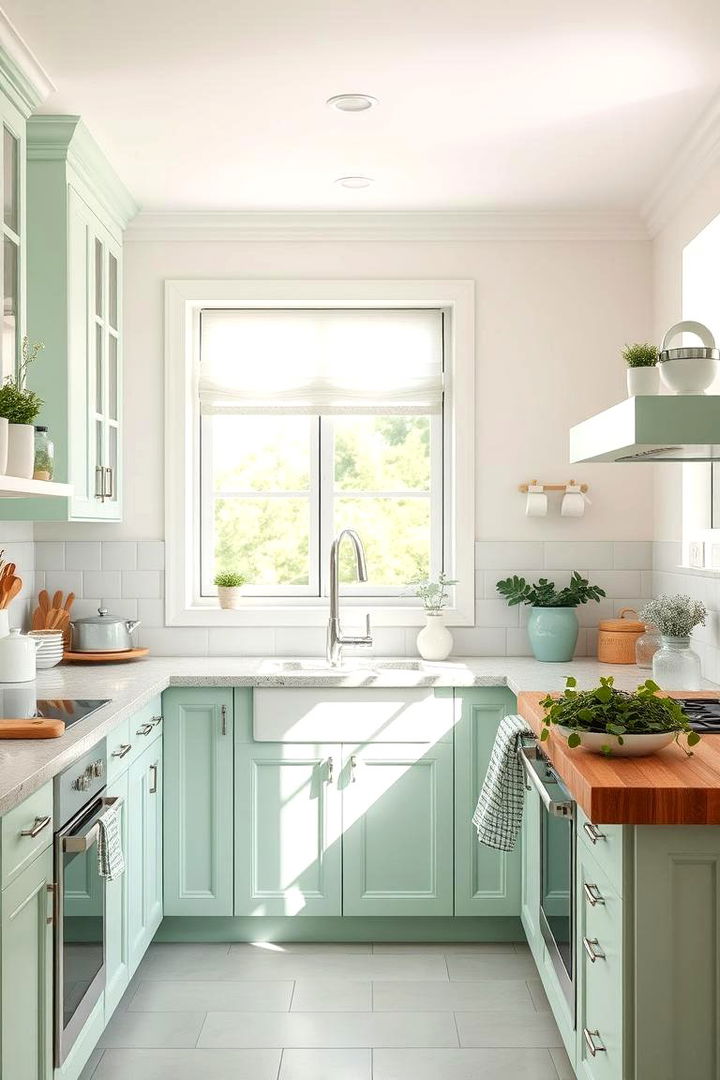 Harmonious Mint Green and White Combos - 22 Mint Green Kitchen Ideas