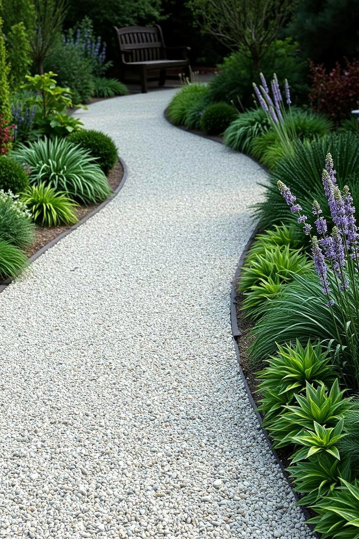 Harmonious Outdoor Flow - 22 Pea Gravel Walkway Ideas