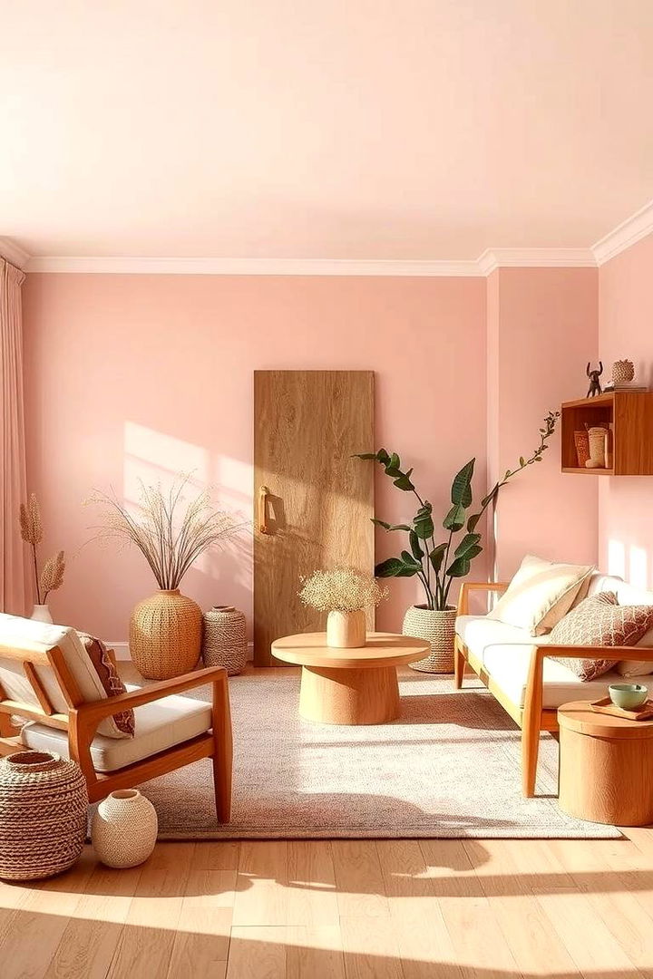 Harmonious Pink and Wood Combinations - 22 Pink Bedroom Ideas