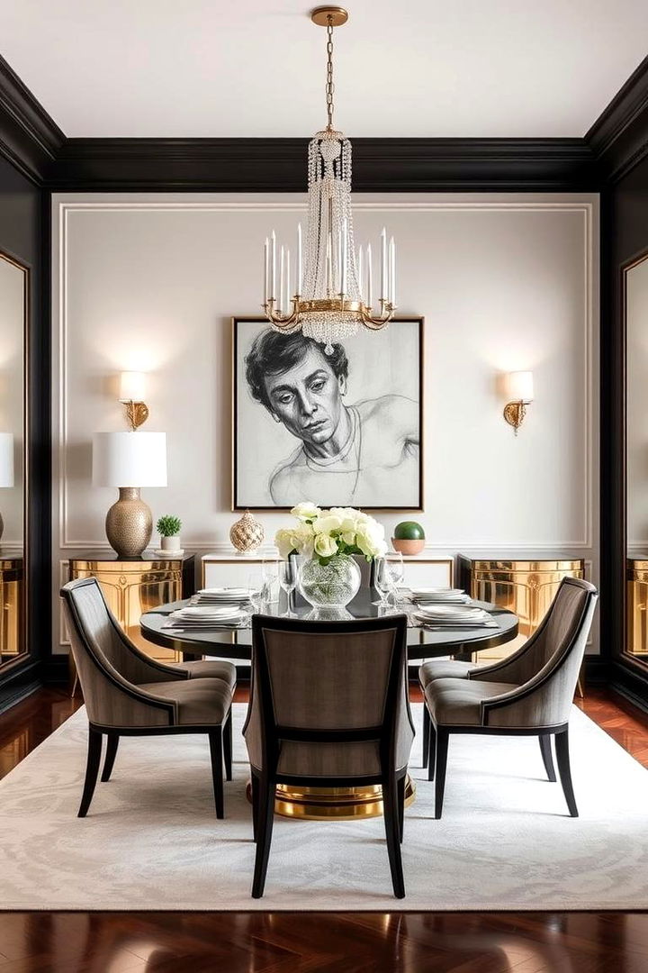 Harmonious Symmetry in Decor - 22 Transitional Dining Room Ideas