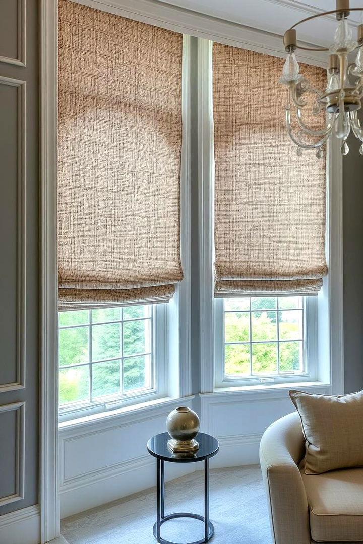 Harmonious Window Treatments - 22 Grey and Cream Living Room Ideas