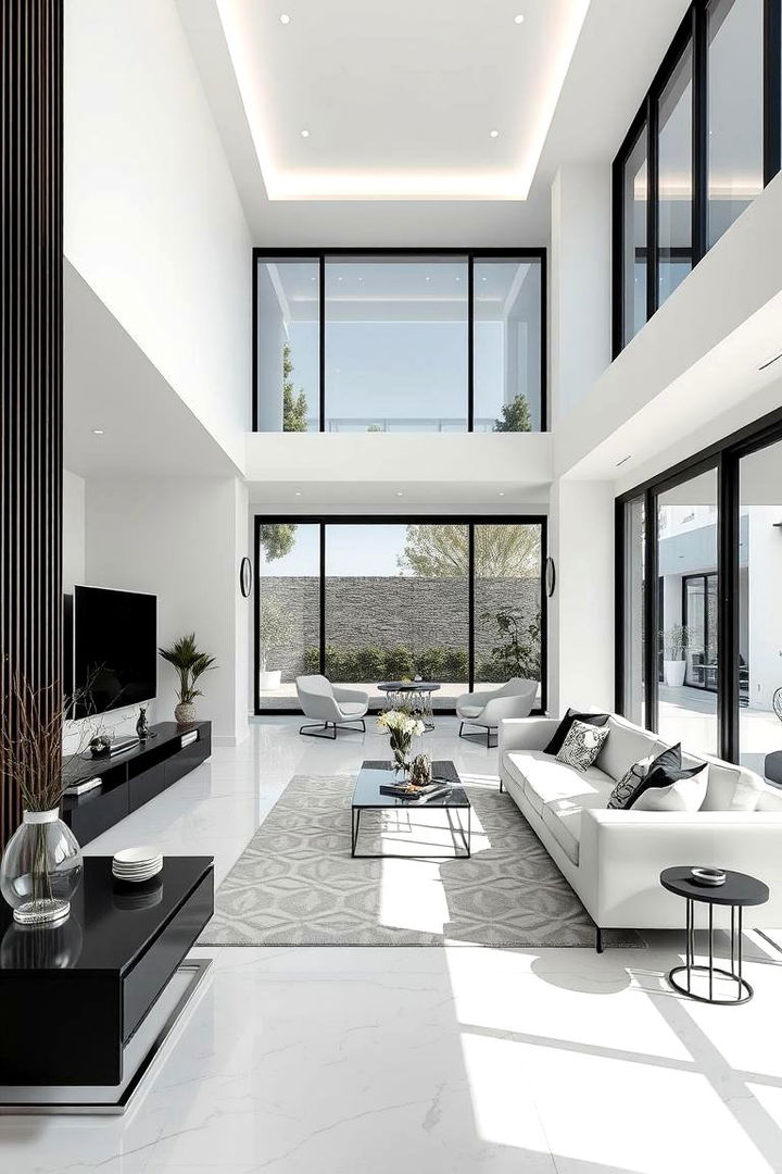 Harmonized Interior Decor - 22 single story white house black trim