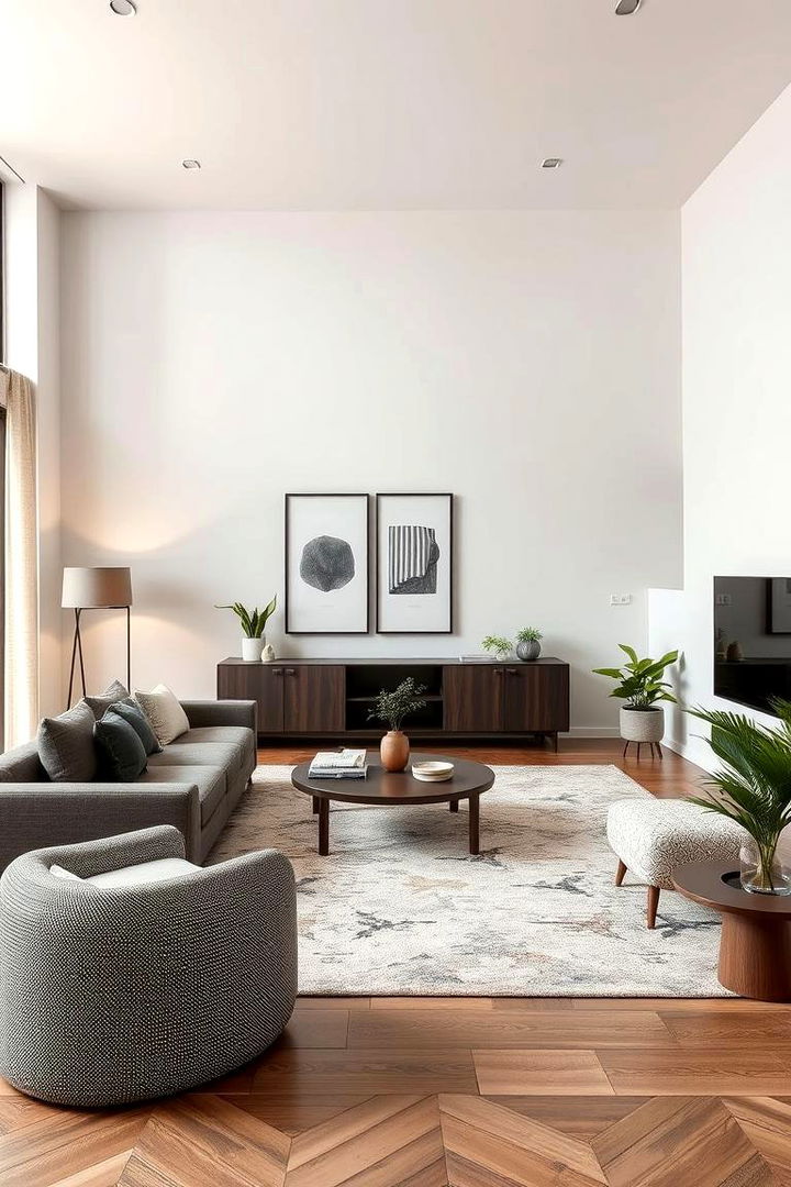 Harmonized Spatial Dynamics - 22 Transitional Living Room Ideas