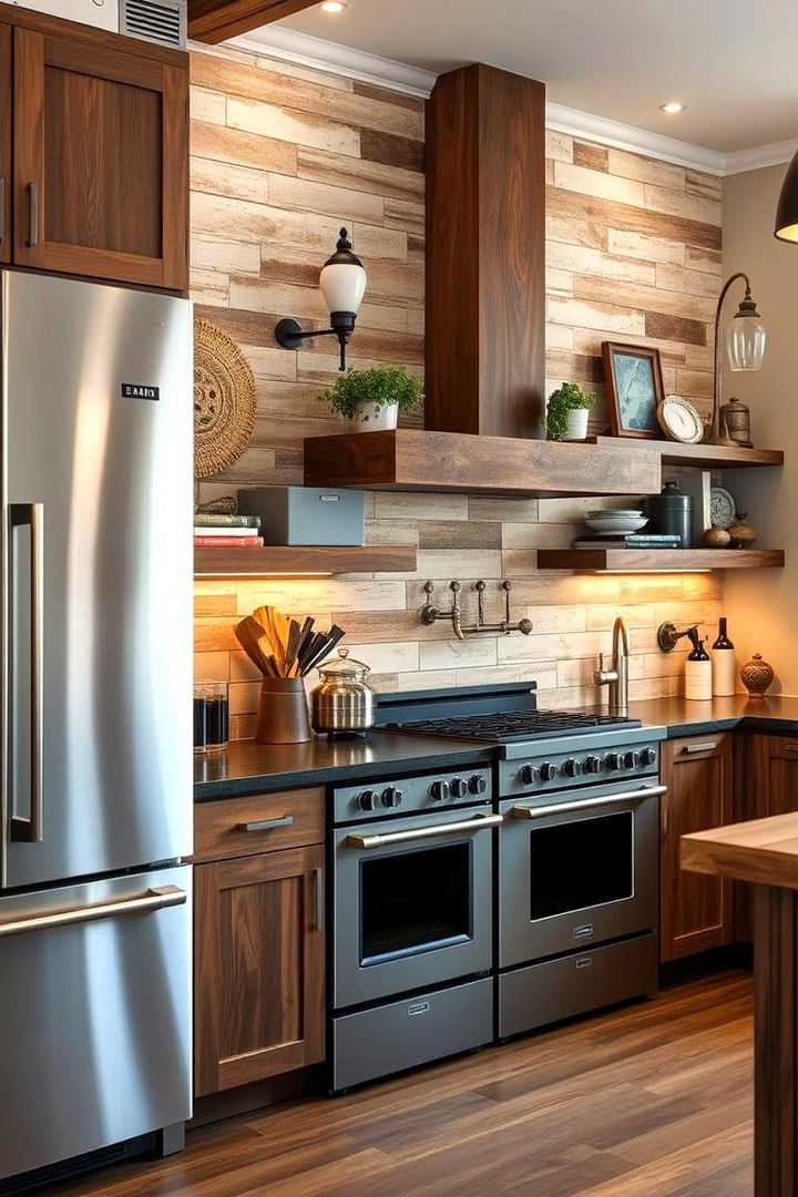 Harmonizing Modern Technology with Rustic Elements - 22 Rustic Laundry Room Ideas