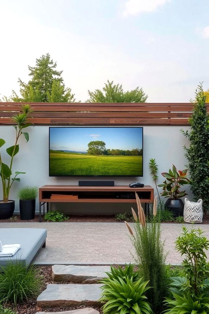 Harmonizing Technology with Nature - 22 Outdoor Tv Ideas
