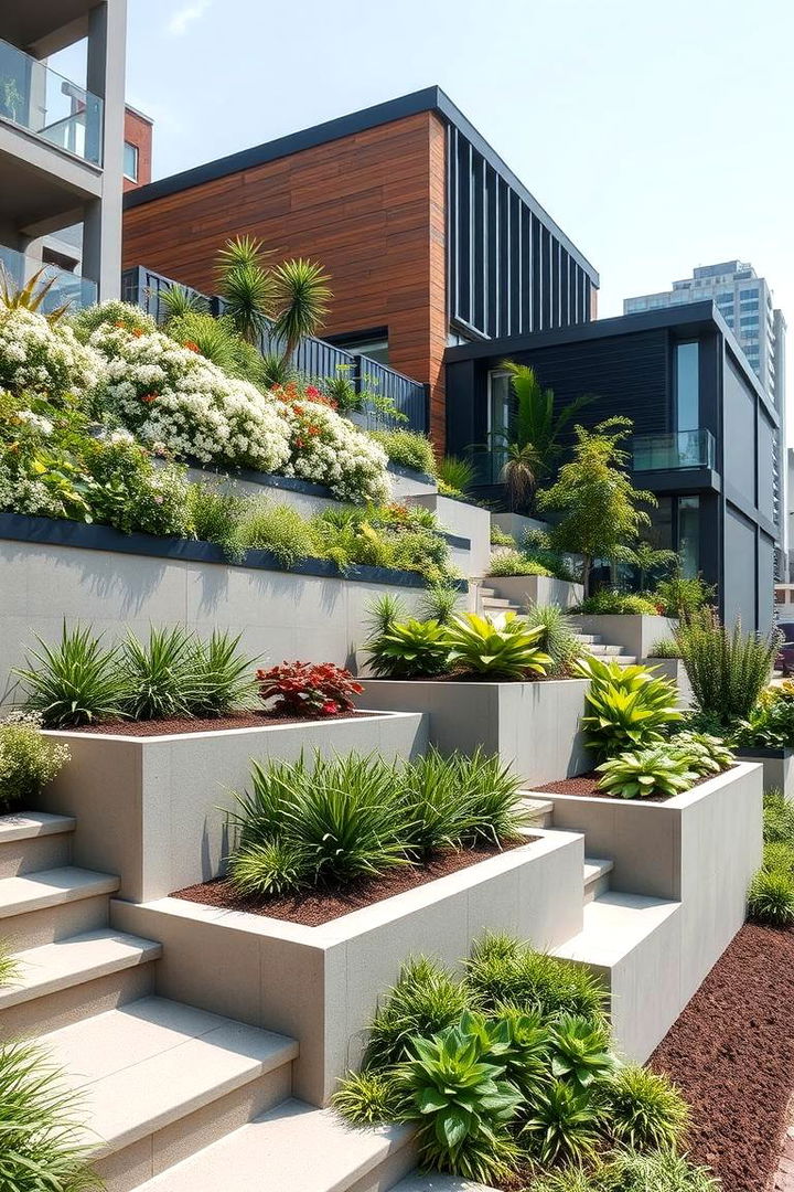 Harmonizing with Urban Landscapes - 22 Sloping Garden Design Ideas