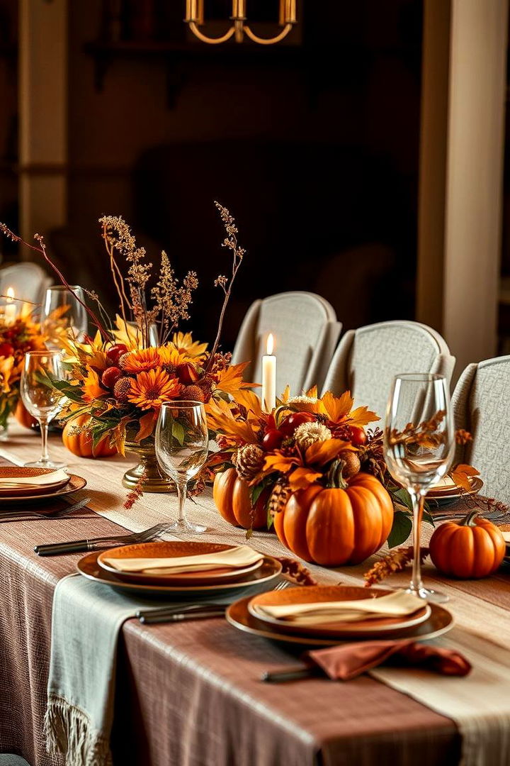 Harvest Table Settings - 22 Fall Decor Ideas