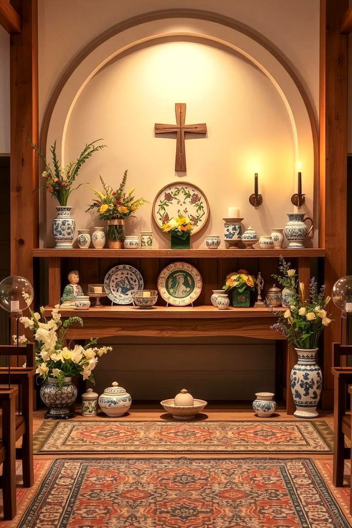 Heartfelt Handcrafted Altar - 22 Wedding Altar Ideas