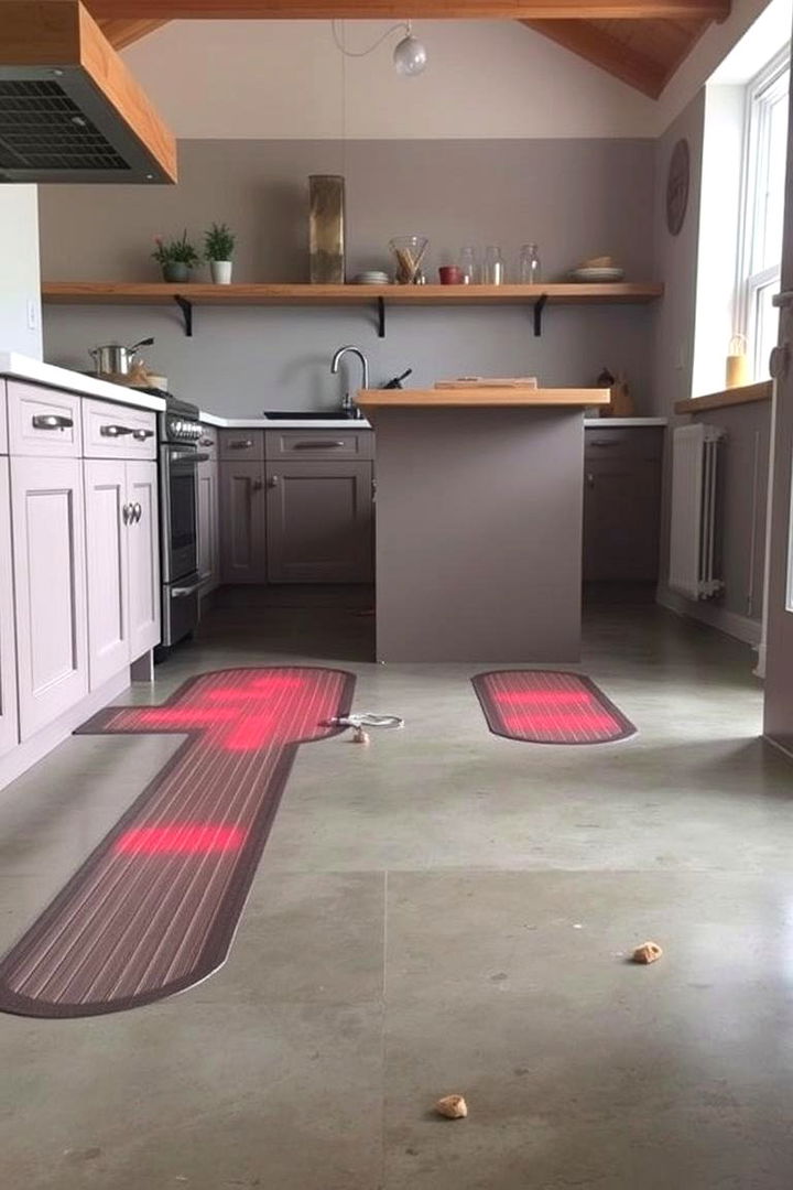 Heated Concrete Floors - 22 Concrete Floor Kitchen Ideas