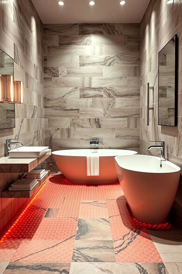 Heated Radiant Floor Systems - 22 Bathroom Flooring Ideas