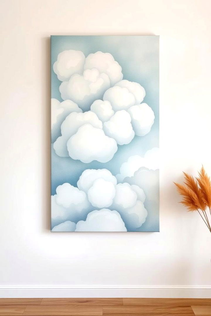 Heavenly Cloud Artwork - 22 Cloud Themed Bedroom Ideas