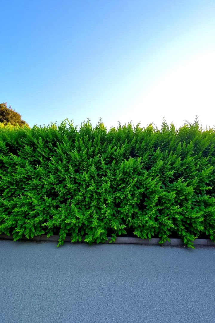 Hedge with Fast growing Shrubs - 22 Ideas Cheap Ways to Block Neighbors View