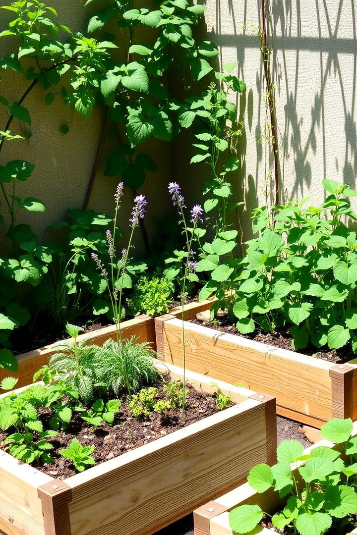 Herb Garden Corner - 22 Arizona Backyard Ideas