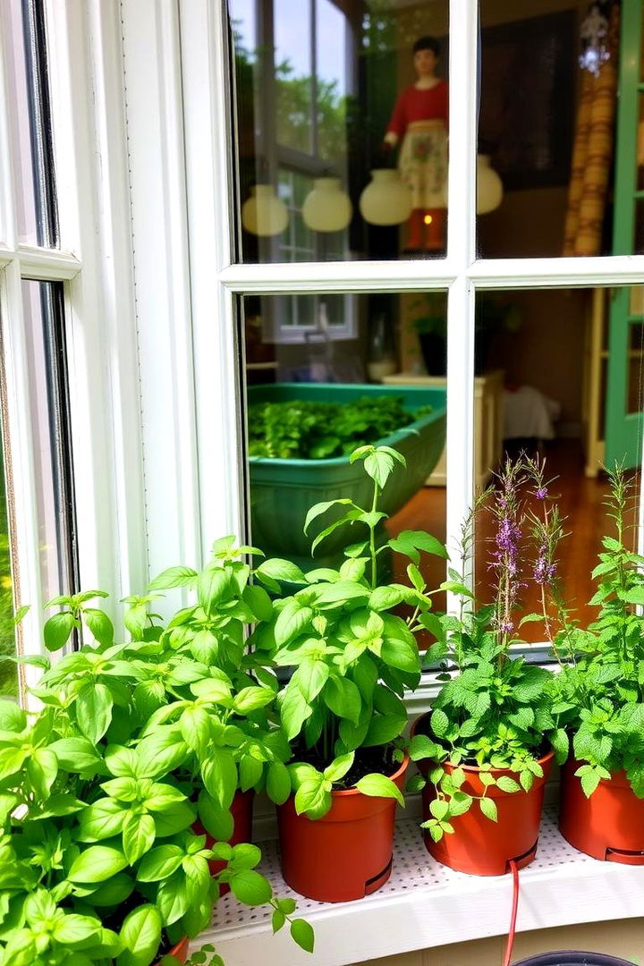 Herb Garden Haven - 22 Kitchen Bay Window Ideas