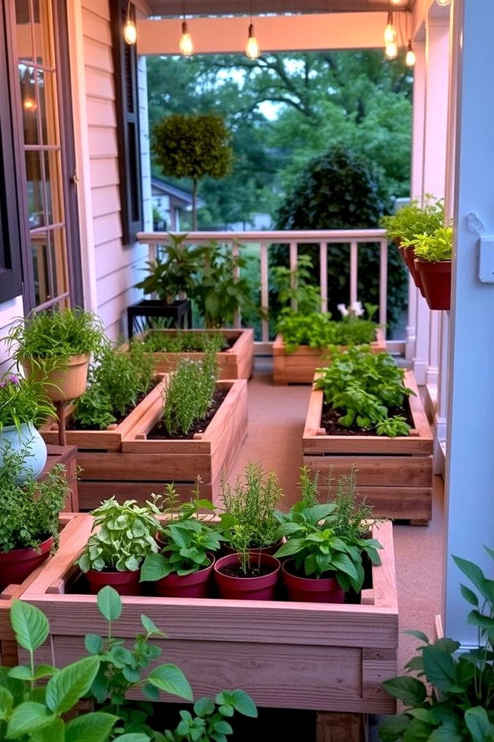 Herb Garden Paradise - 22 Porch Greenhouse Ideas