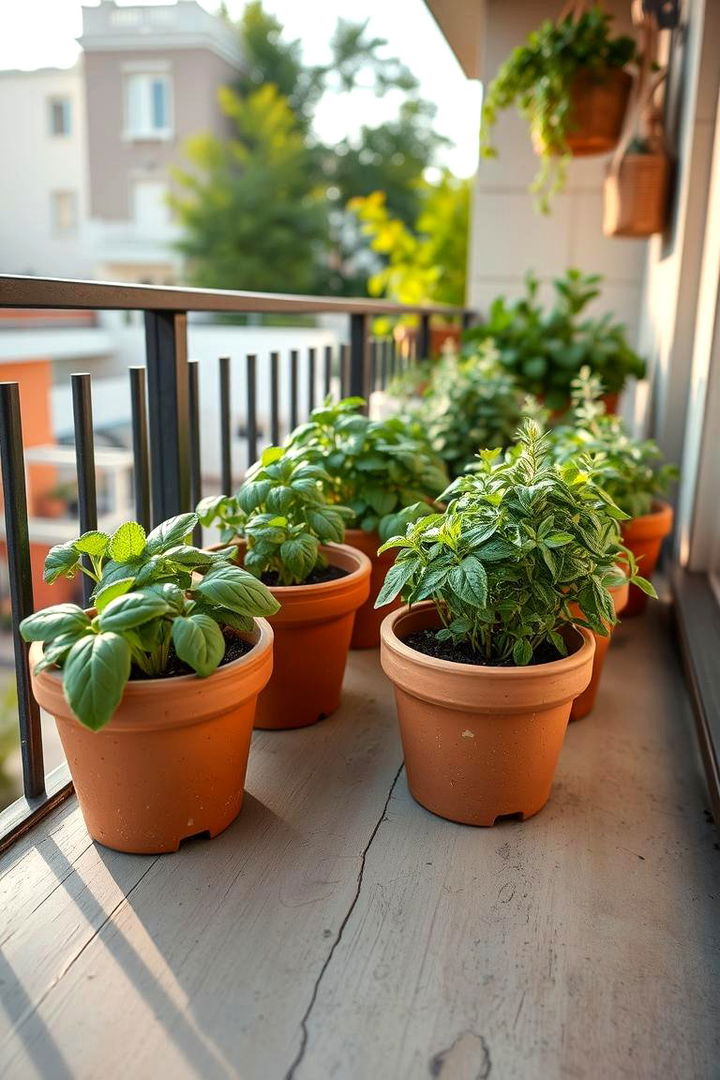 Herb Haven - 22 Balcony Garden Ideas