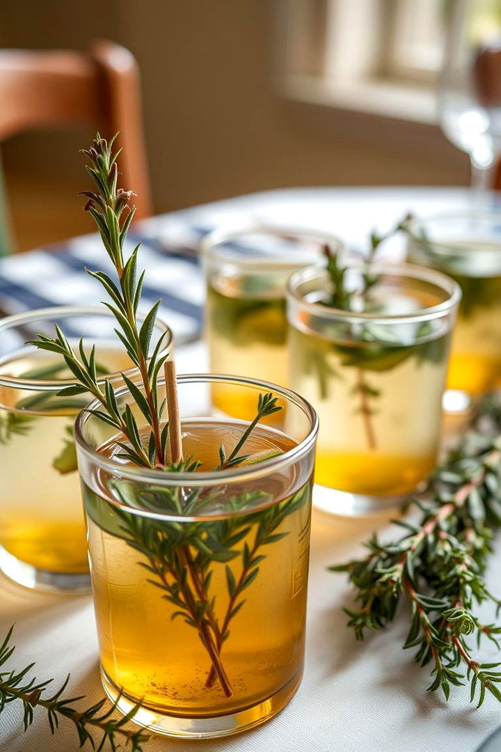 Herb Infusions - 22 Fall Table Decor Ideas