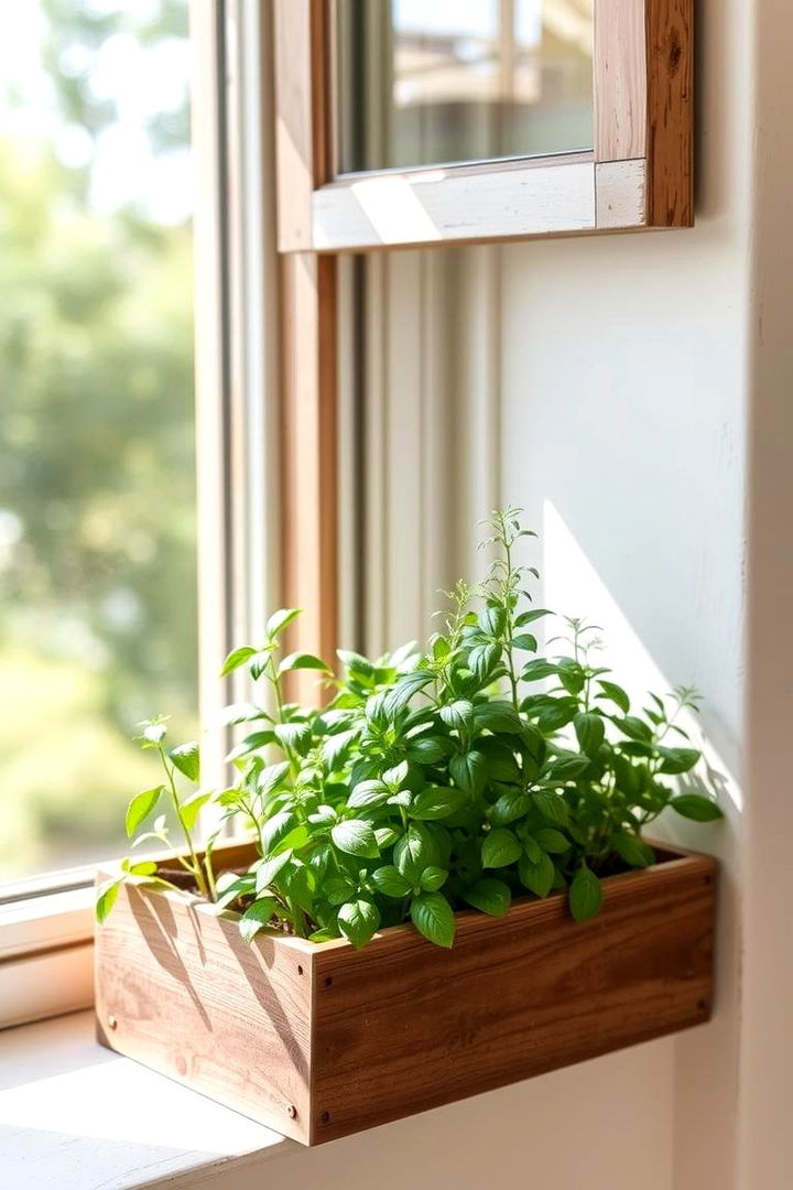 Herb Planter Window Boxes - 22 Budget Small Garden Ideas
