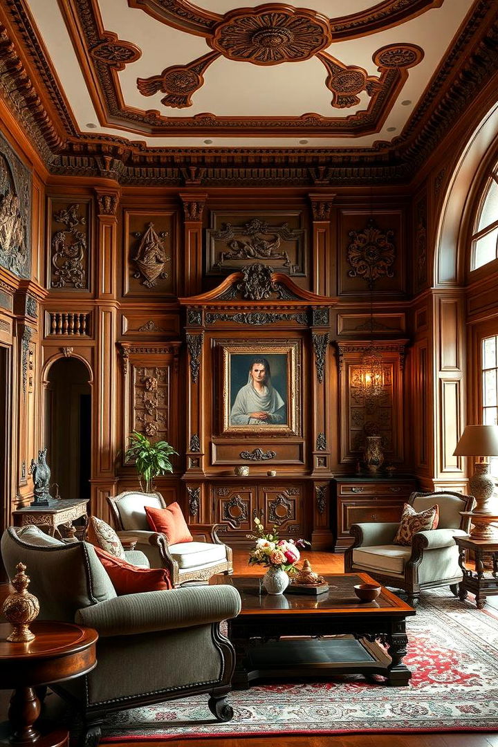 Heritage Inspired Architectural Details - 22 Chinoiserie Living Room Ideas