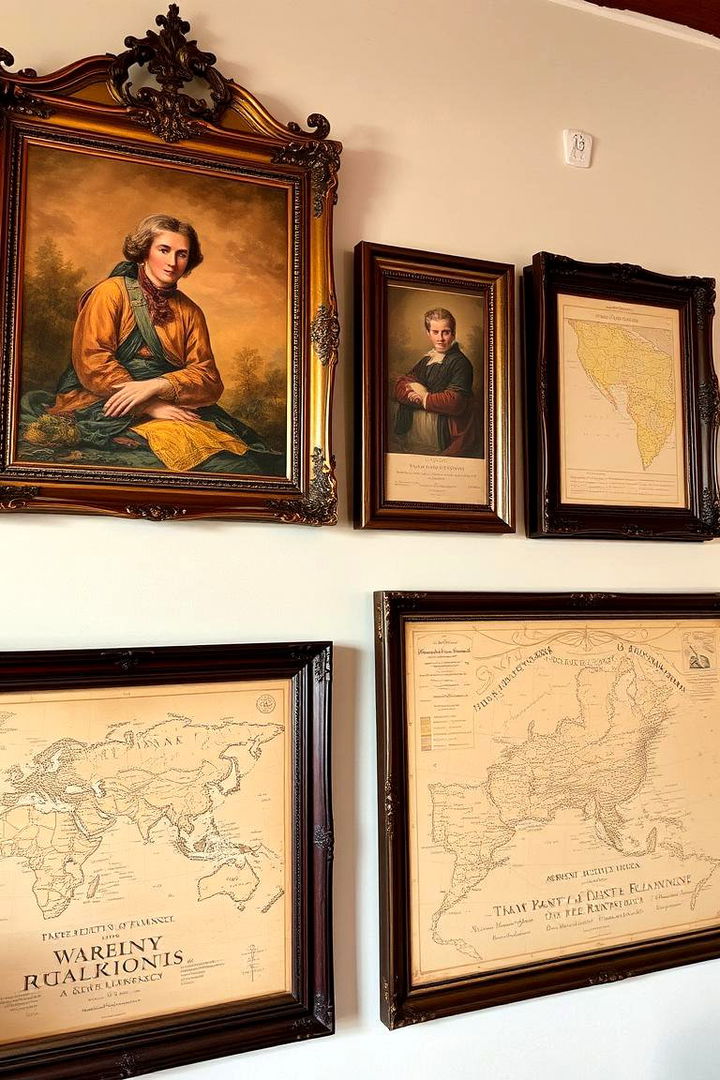 Heritage Inspired Wall Decor - 22 Colonial Dining Room Ideas