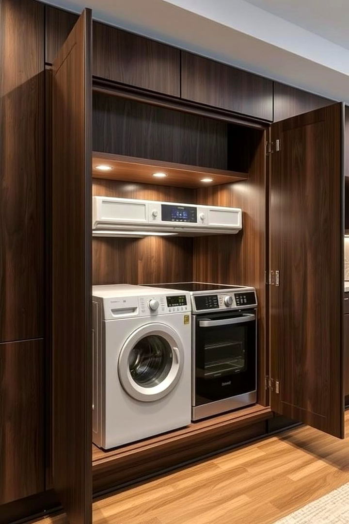 Hidden Appliance Garages - 22 cabinet storage ideas
