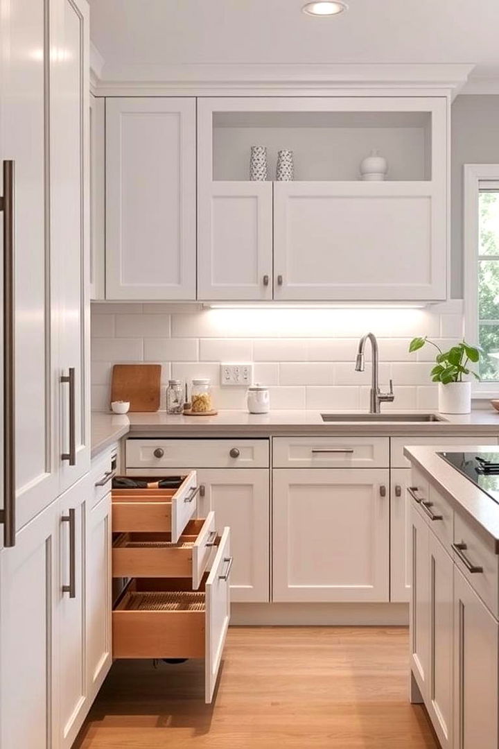 Hidden Cabinet Features - 22 One Wall Kitchen Ideas