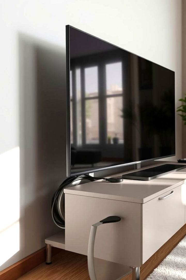 Hidden Cable Management TV Stand - 22 Tv Stand Ideas