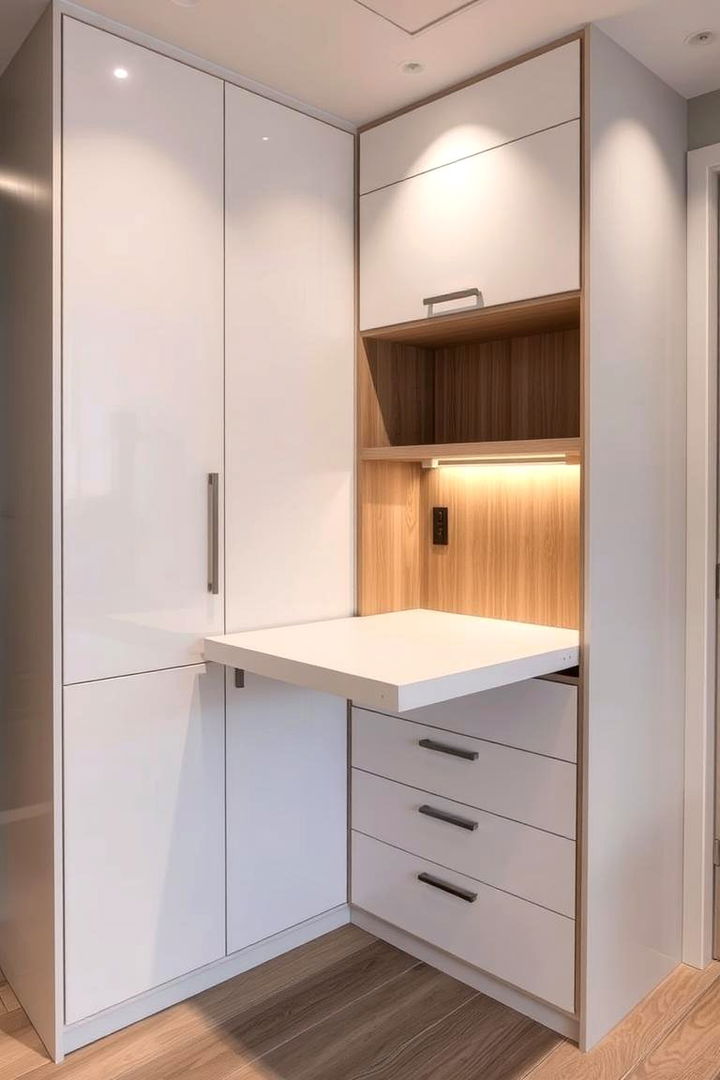 Hidden Corner Workspaces - 22 Corner Cabinet Ideas