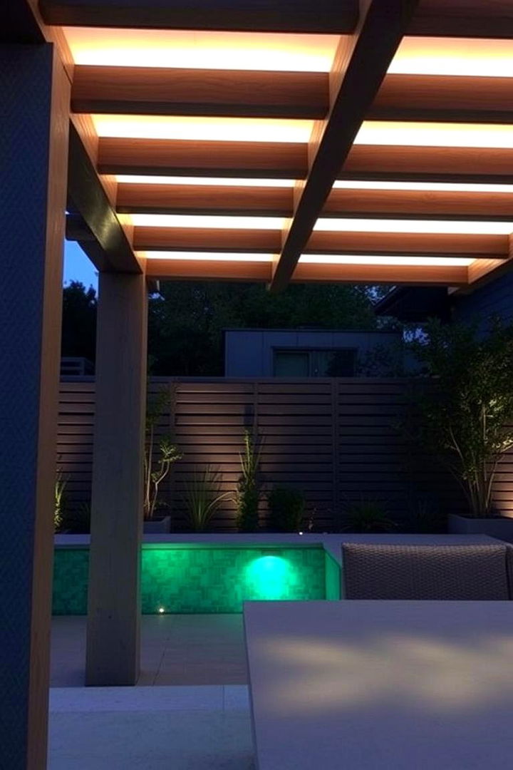 Hidden Cove Lighting - 22 Pergola Lighting Ideas