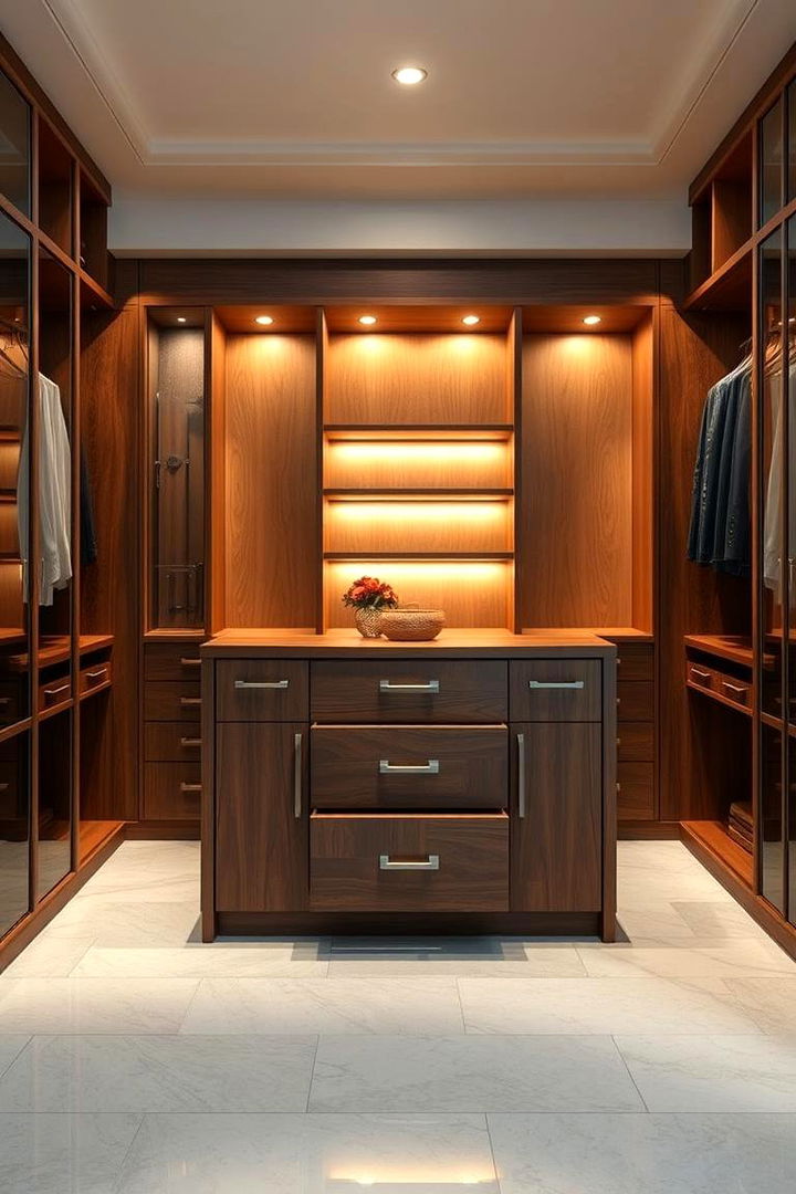 Hidden Drawers and Compartments - 22 Closet Island Ideas