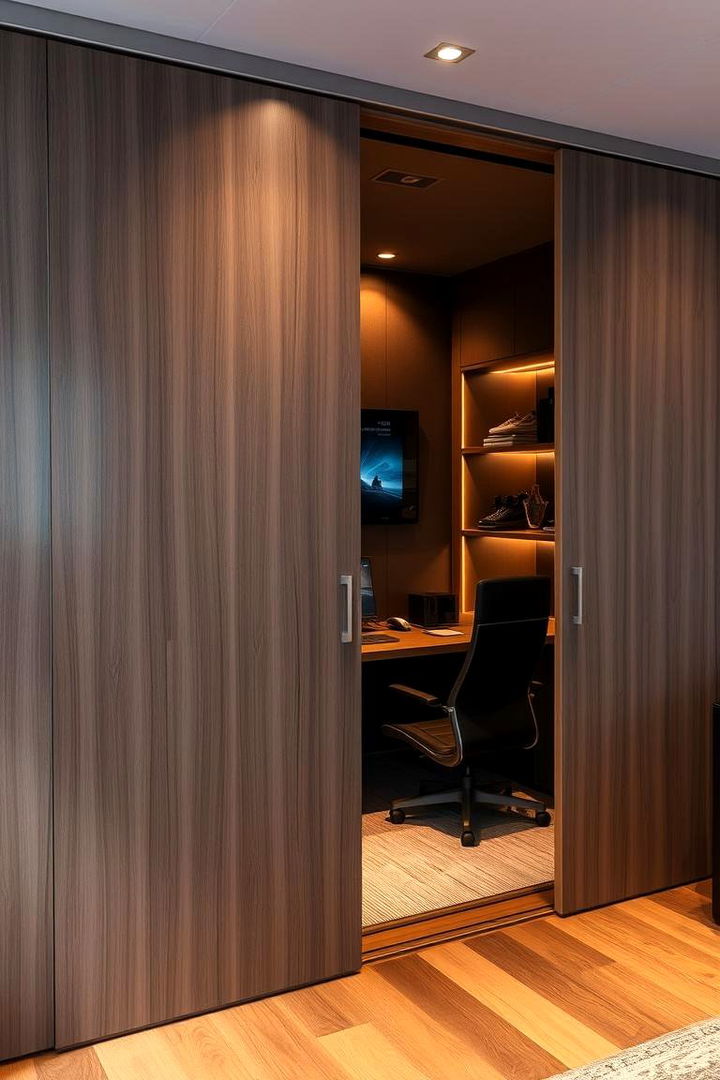 Hidden Gaming Nook - 22 Small Game Room Ideas