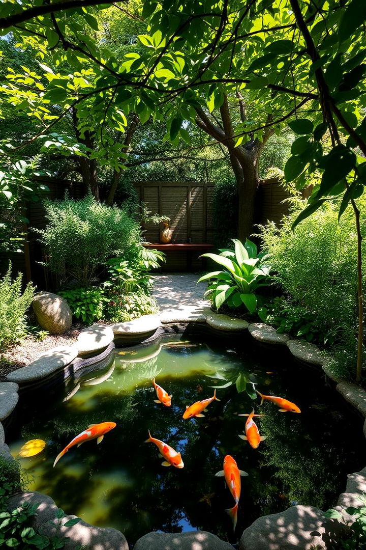 Hidden Retreat Koi Pond - 22 Koi Pond Ideas