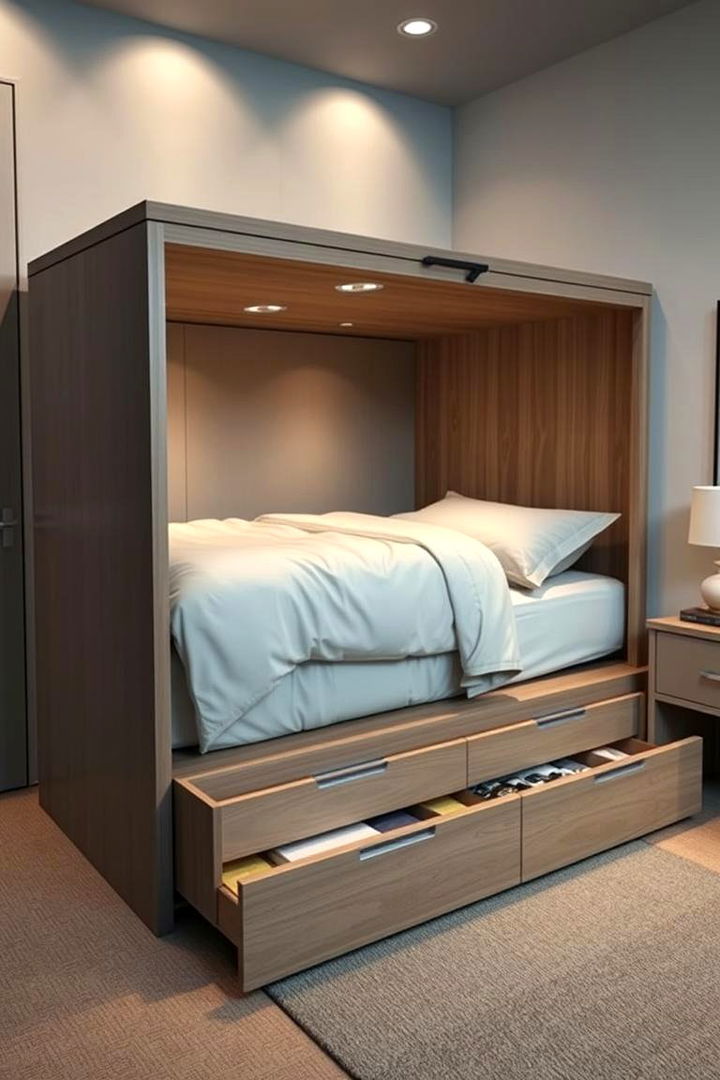 Hidden Storage Bed - 22 Unique Bed Design Ideas
