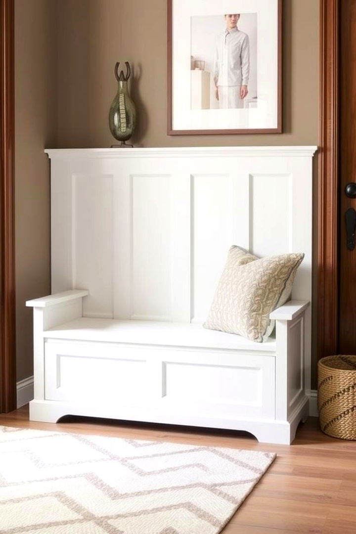 Hidden Storage Benches - 22 Small Apartment Storage Ideas