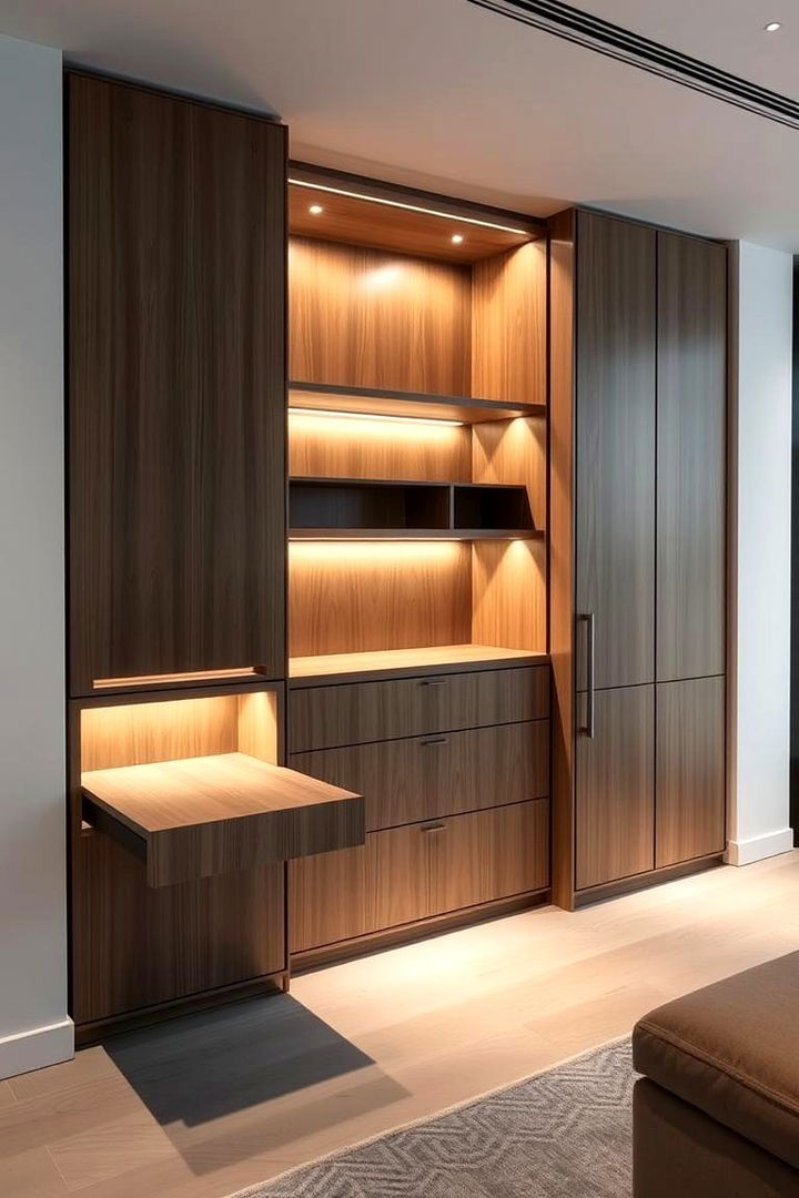 Hidden Storage Cabinets and Secret Compartments - 22 Power Tool Storage Ideas