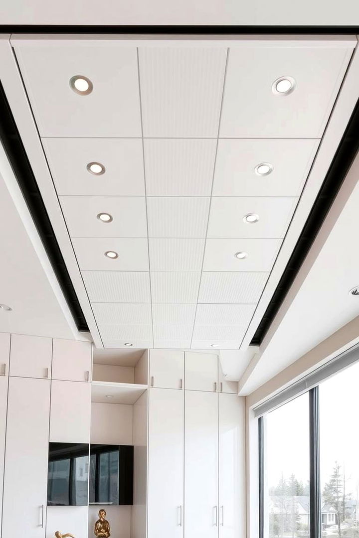 Hidden Storage Design Ceiling - 22 Man Cave Ceiling Ideas