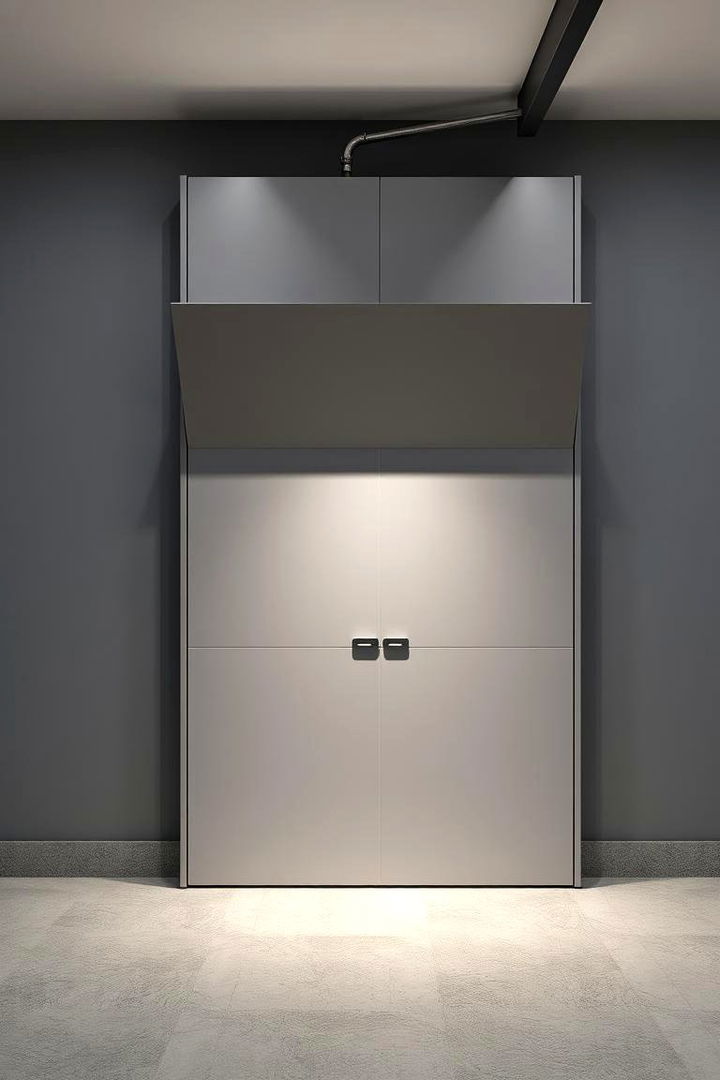 Hidden Storage Panels - 22 Garage Wall Ideas